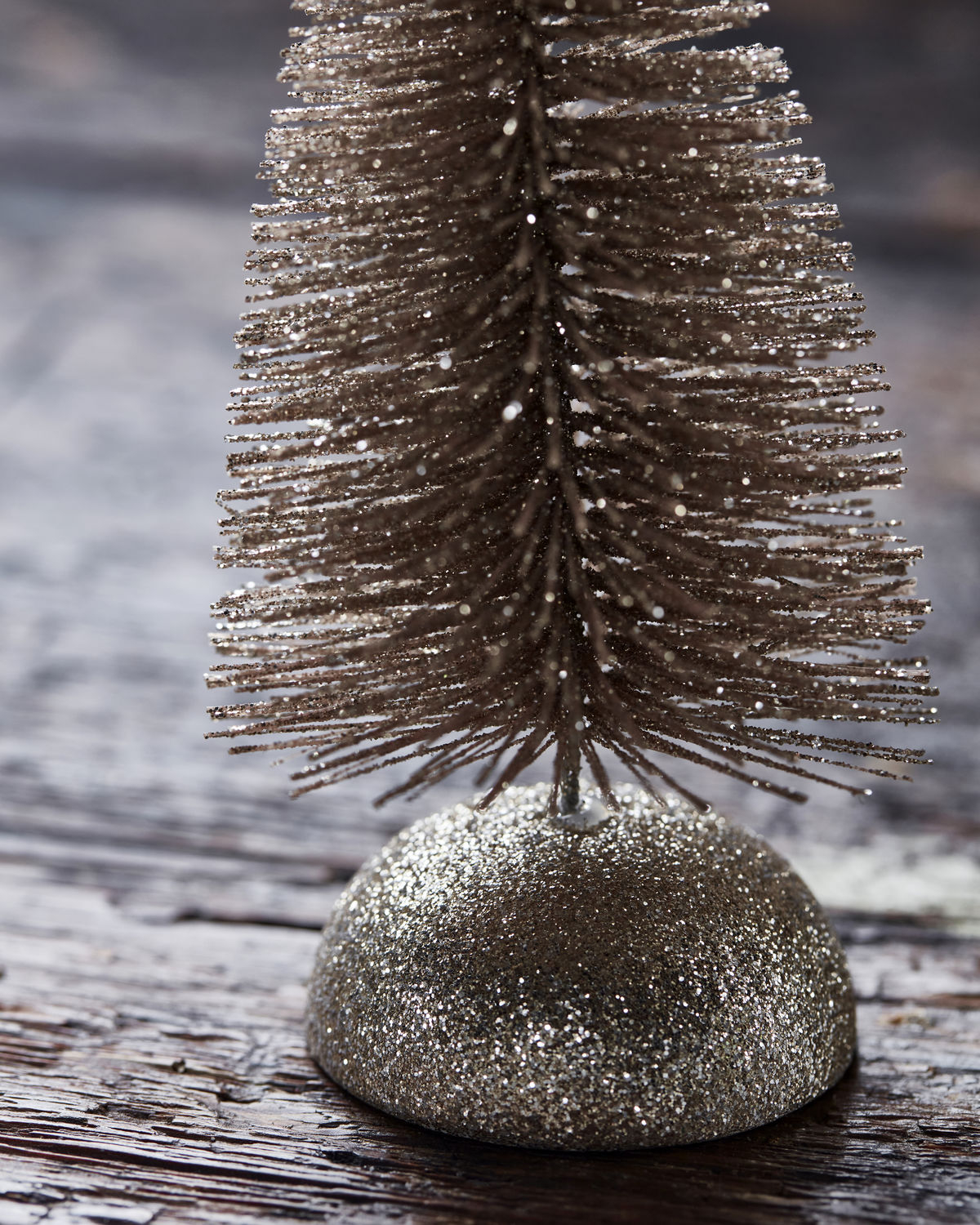 Juletræ, Frost, Champagne H17 cm*