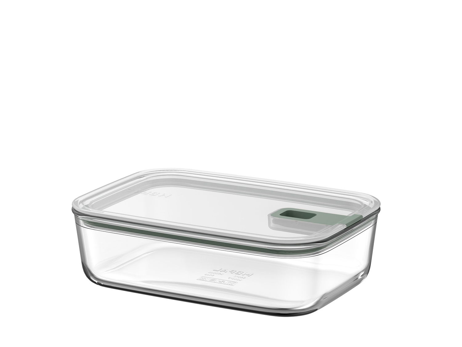 Mepal - EasyClip Husholdningsboks 1500 ml Nordic sage glas