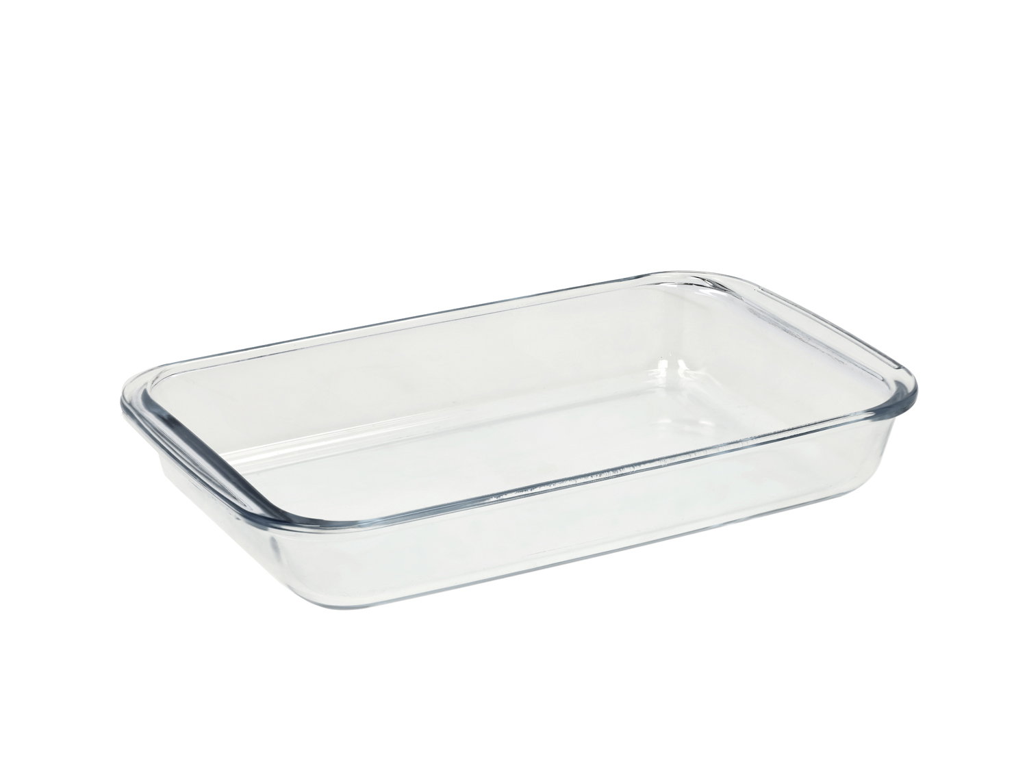 Funktion - Fad rektangulært 1600 ml 29,5 x 17,4 x 5 cm Borosilikatglas