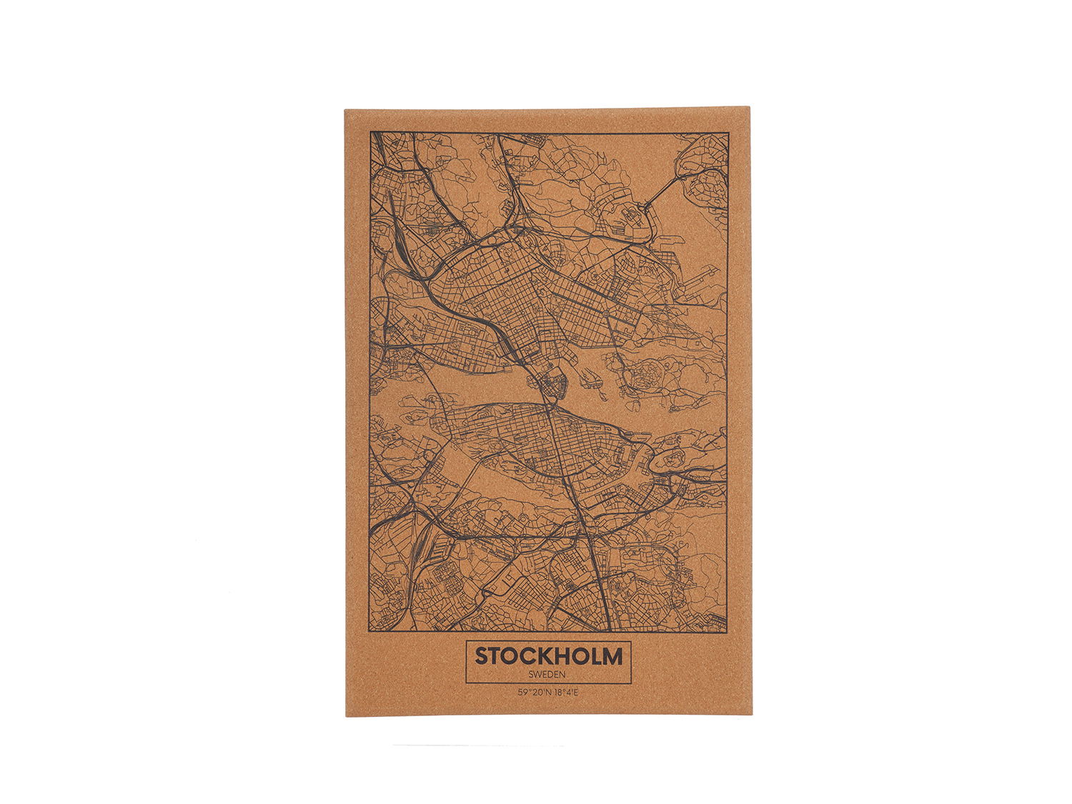 Still - Billede Stockholm 40 x 60 cm Kork