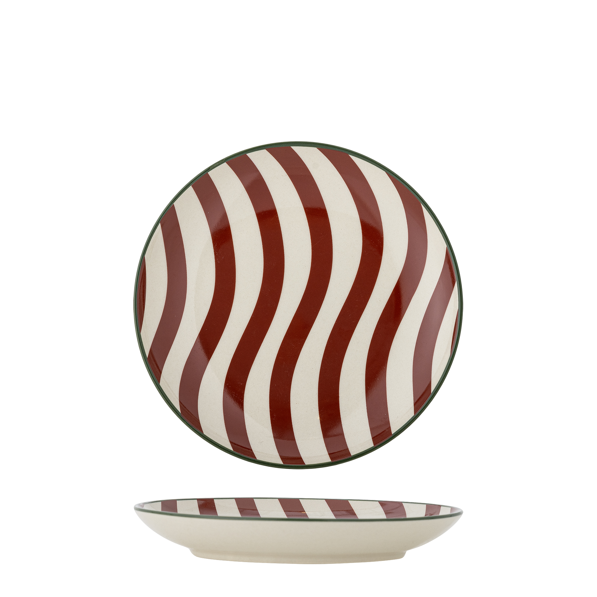 Bloomingville - Jolly Tallerken, Multifarvet, Stentøj, D16xH3 cm