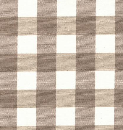 Engholm Textiles - Akryldug med antislip - Marisa Beige Checks - i metermål