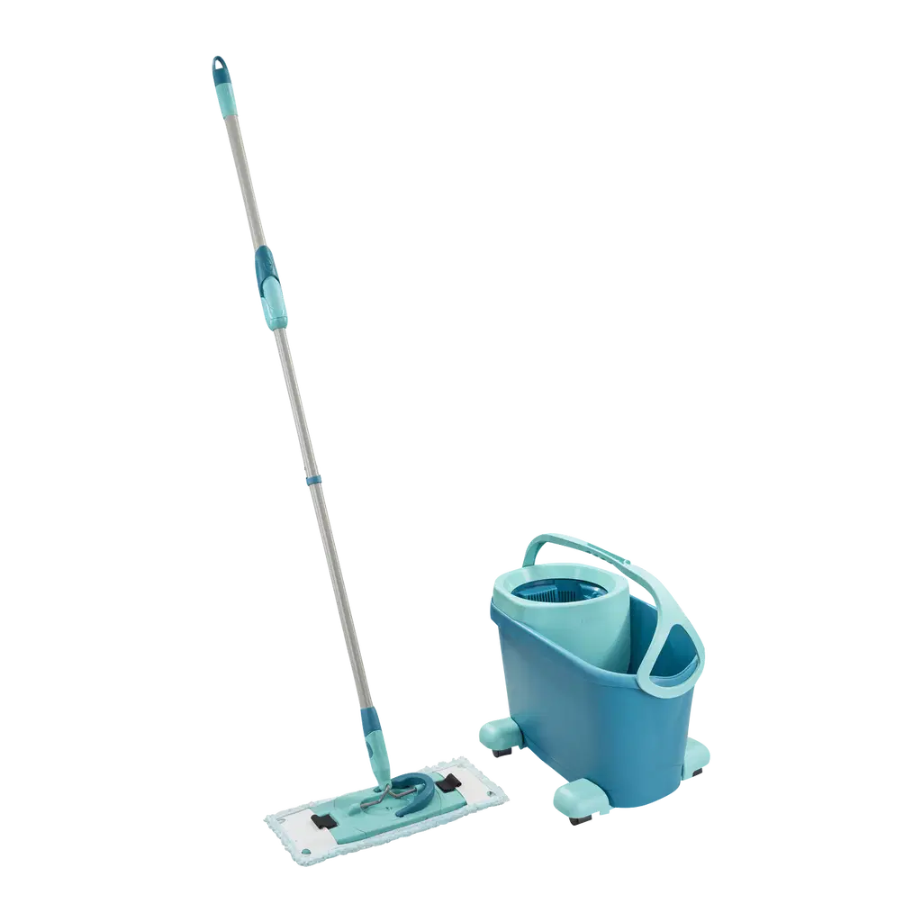 Leifheit - Gulvvaskersæt CLEAN TWIST M ERGO MOBILE 6 liter Grøn Alu/Pla