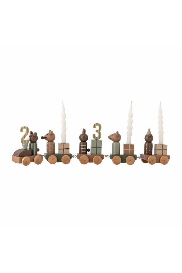 Bloomingville - Junaid Fødselsdagsdekoration, Grøn, MDF, L38xH11xB5 cm