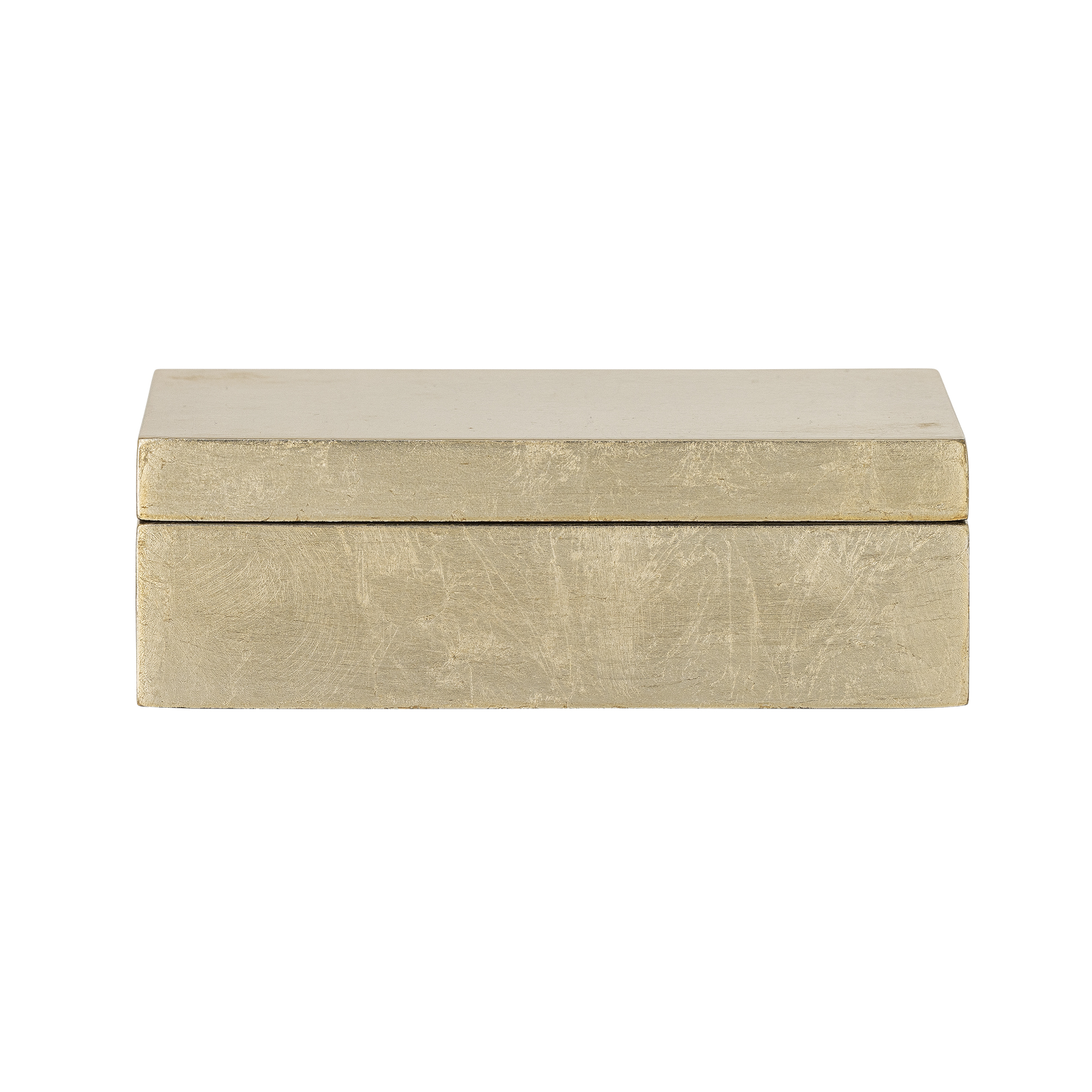 Bloomingville - Nenon Æske med låg, Guld, MDF, L15,5xH5xB11 cm