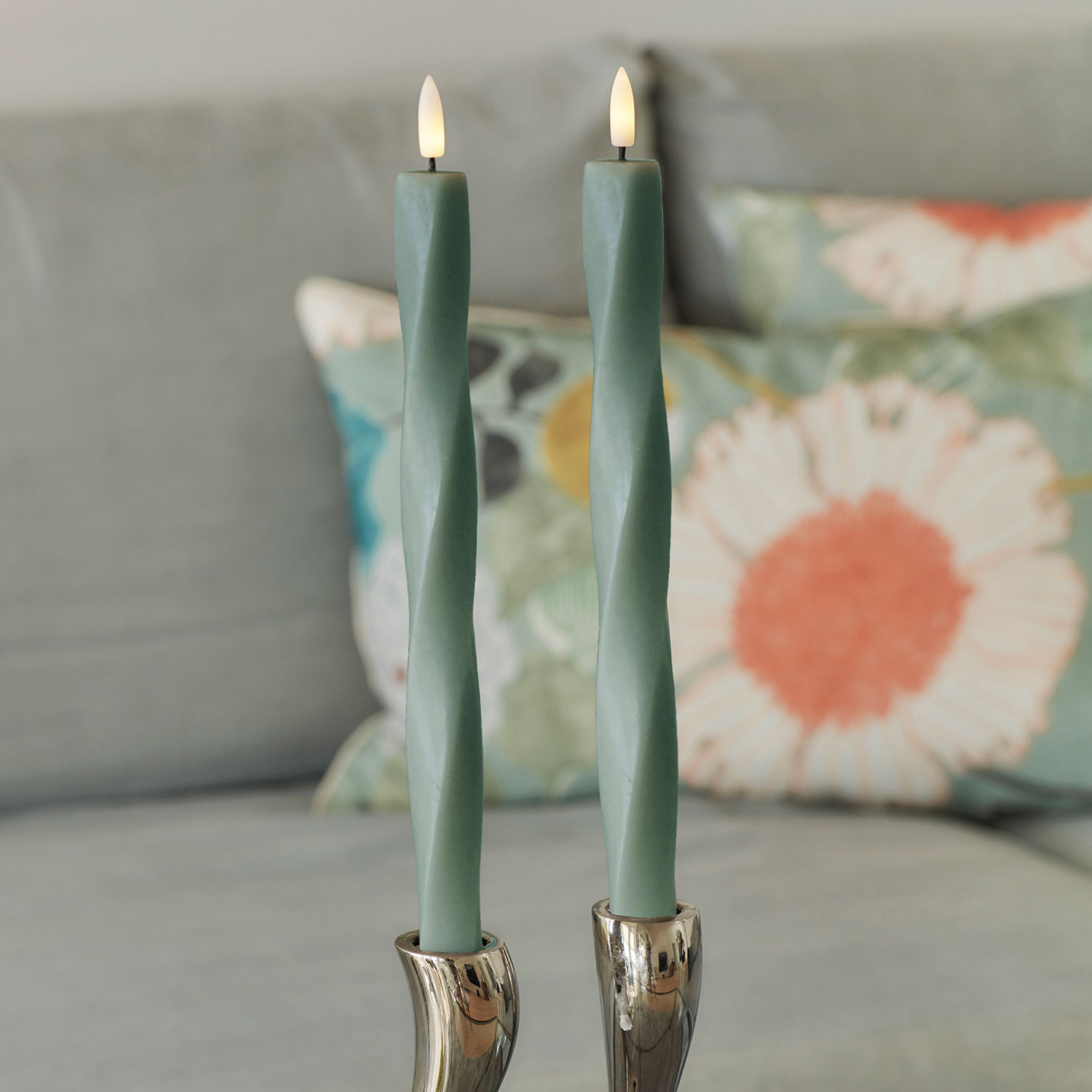 Sirius - Nordisk Skulptur, Sille Twist Ø2,4x26 cm, Sandy Green