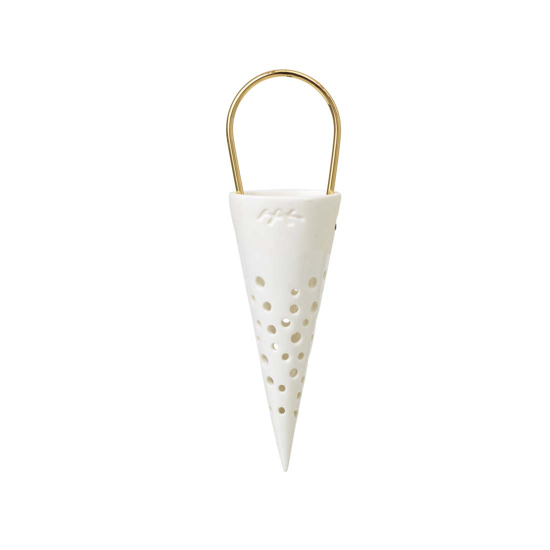 Nobili Kræmmerhus, H 15,5 cm, snehvid Nobili Kræmmerhus, H 15,5 cm, snehvid