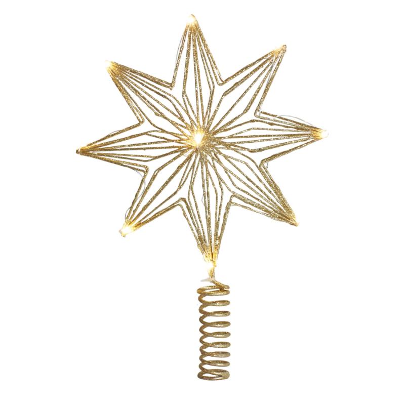 Chloe Juletræsstjerne Guld, 23 x 32 cm