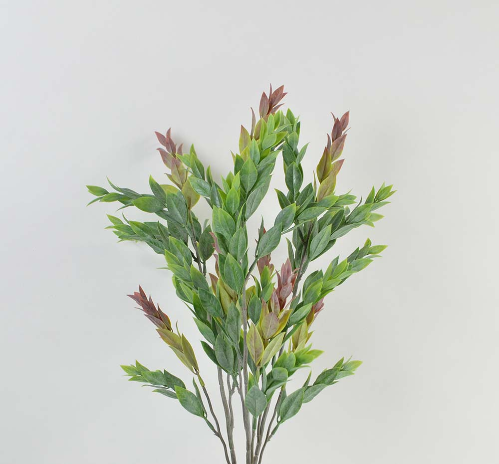Tea leaf bush, 45 cm, green-mallow