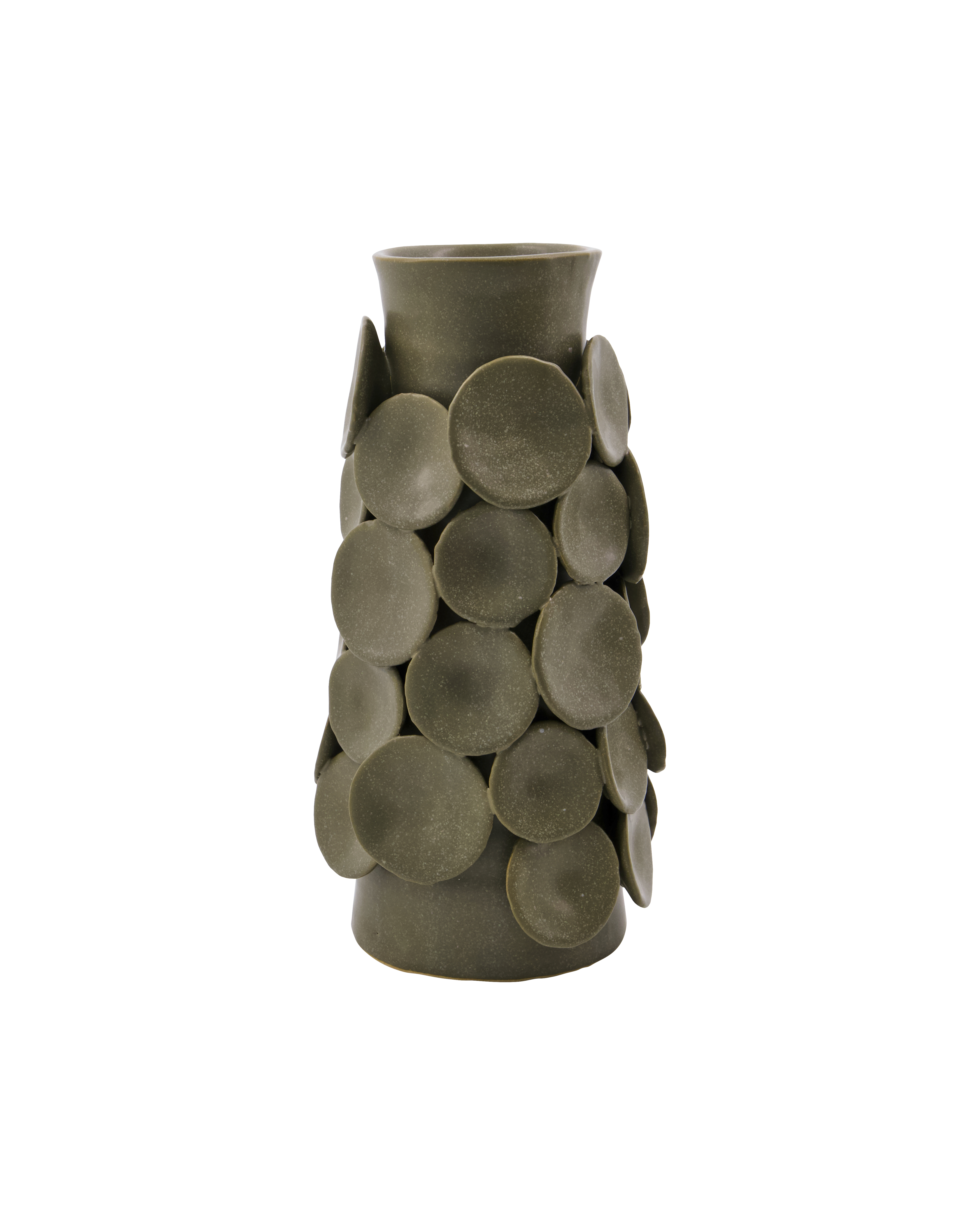 House Doctor - Vase, Dot, Kakifarvet