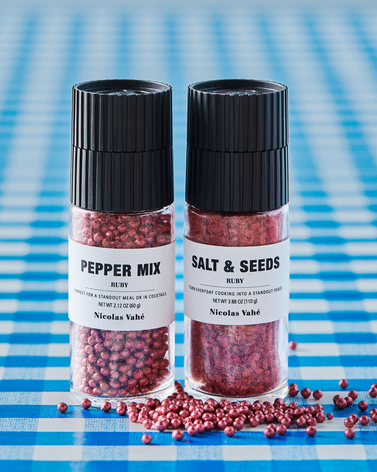 Gift box, Ruby salt & seeds + pepper mix, 110|60 g|g