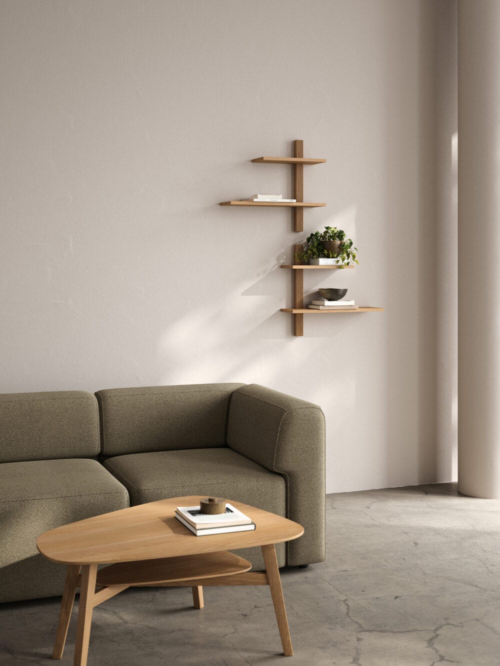 Phase Shelf - 60 x 18 x H55 cm Eg