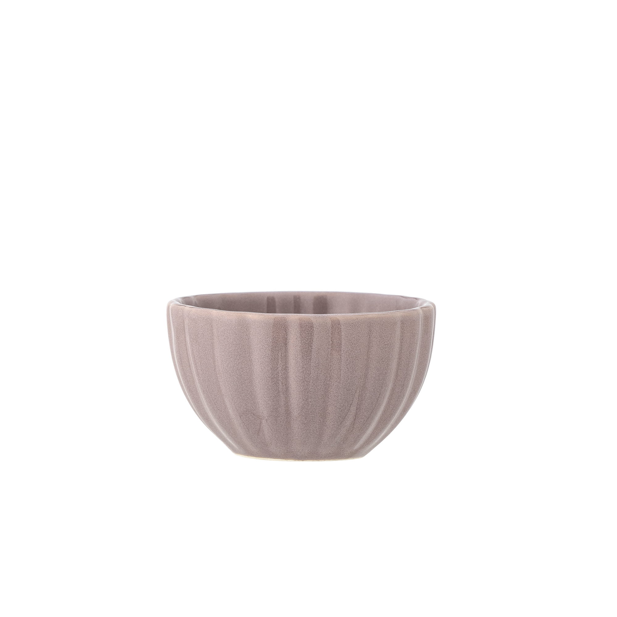 Bloomingville - Latina Skål, Rosa, Stentøj, D9xH5 cm billede