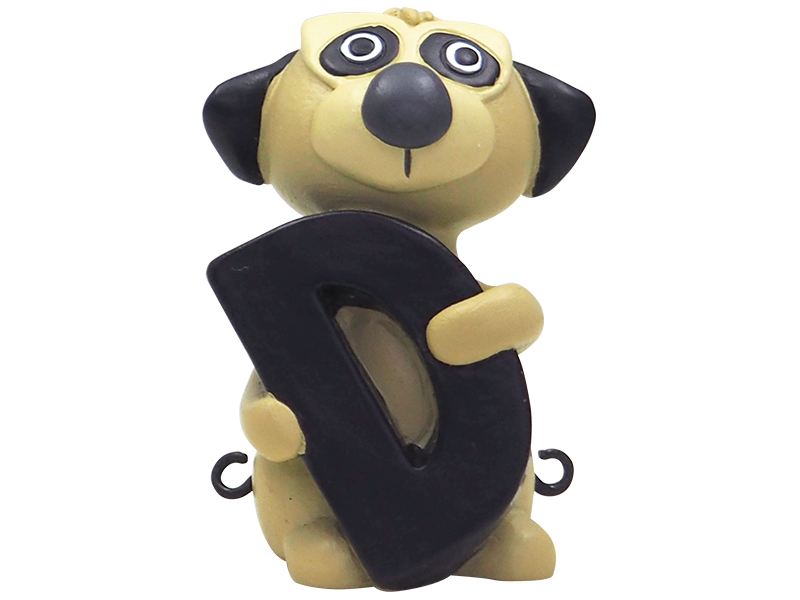 Kids by Friis - D bogstav med desmerdyr til navnetog billede