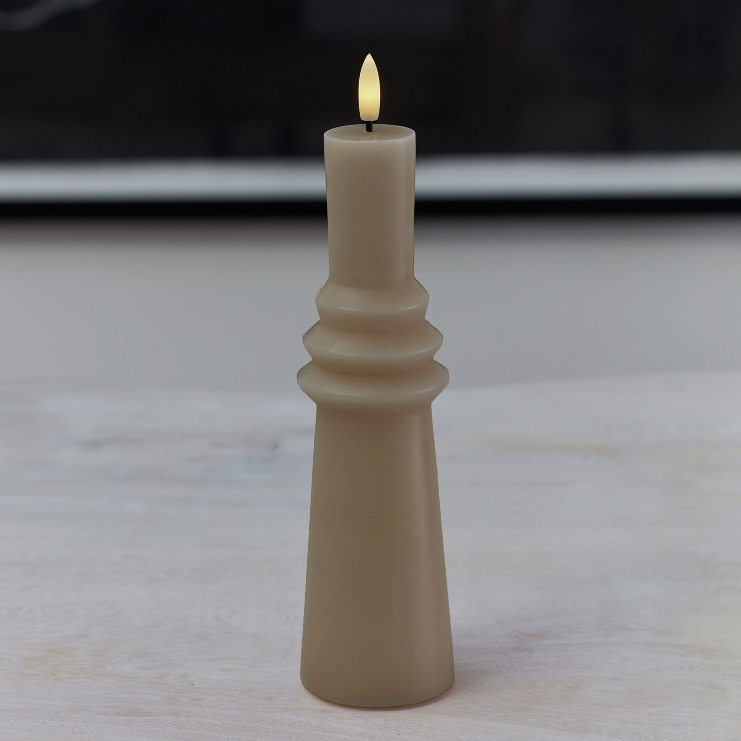 Sirius - Nordisk Skulptur, Sille Ringet Ø6,1x21,7 cm, Light Caramel