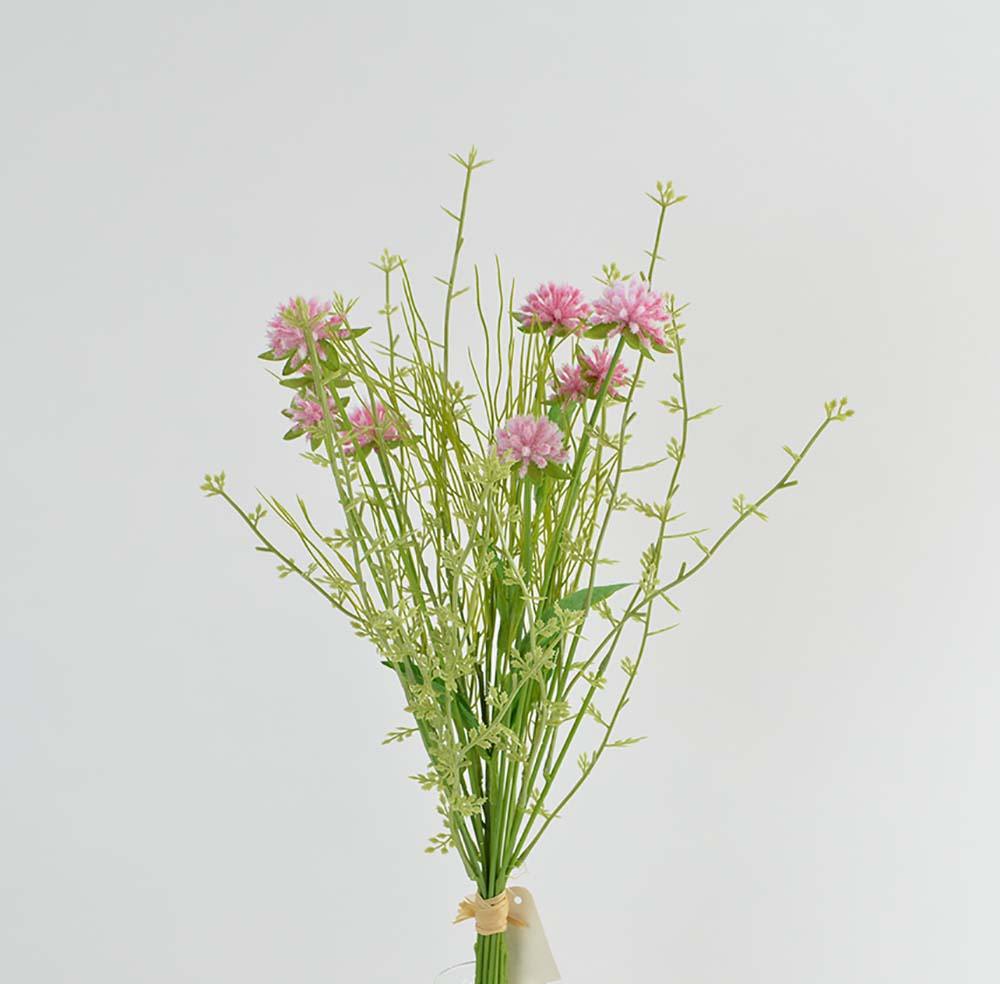 Allium twig bundle, 43 cm, pink