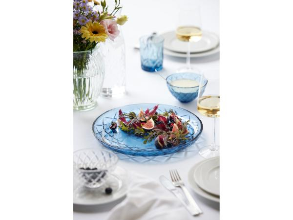 Lyngby Glas Sorrento Fad Dia 30 cm Blå* Lyngby Glas Sorrento Fad Dia 30 cm Blå*