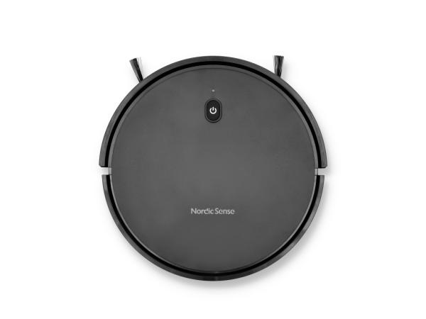 Nordic Sense Robotstøvsuger & Gulvvasker Sort 