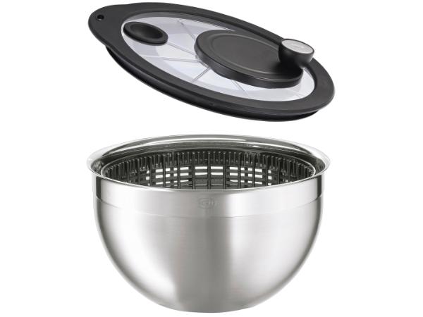 Rösle - Salatslynge Dia 24 x 18,5 cm 5,4 liter Stål/Sort