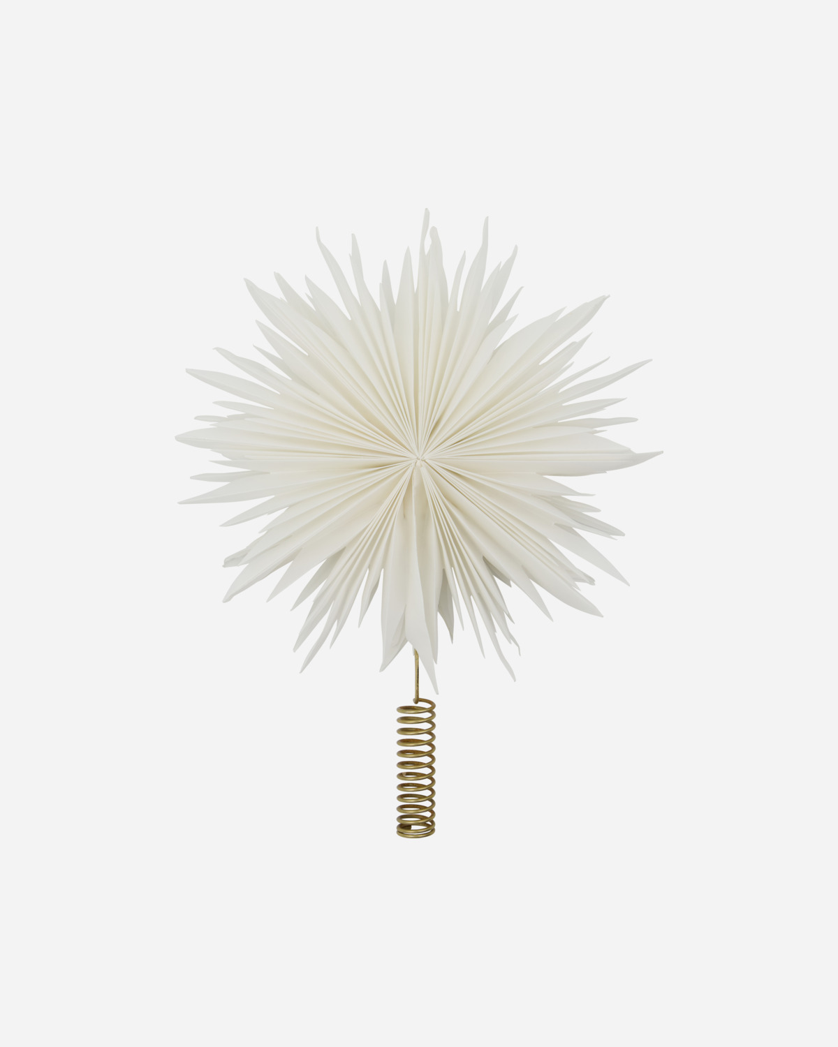 House Doctor - Topstjerne med LED, Gant, Hvid/Messingfinish