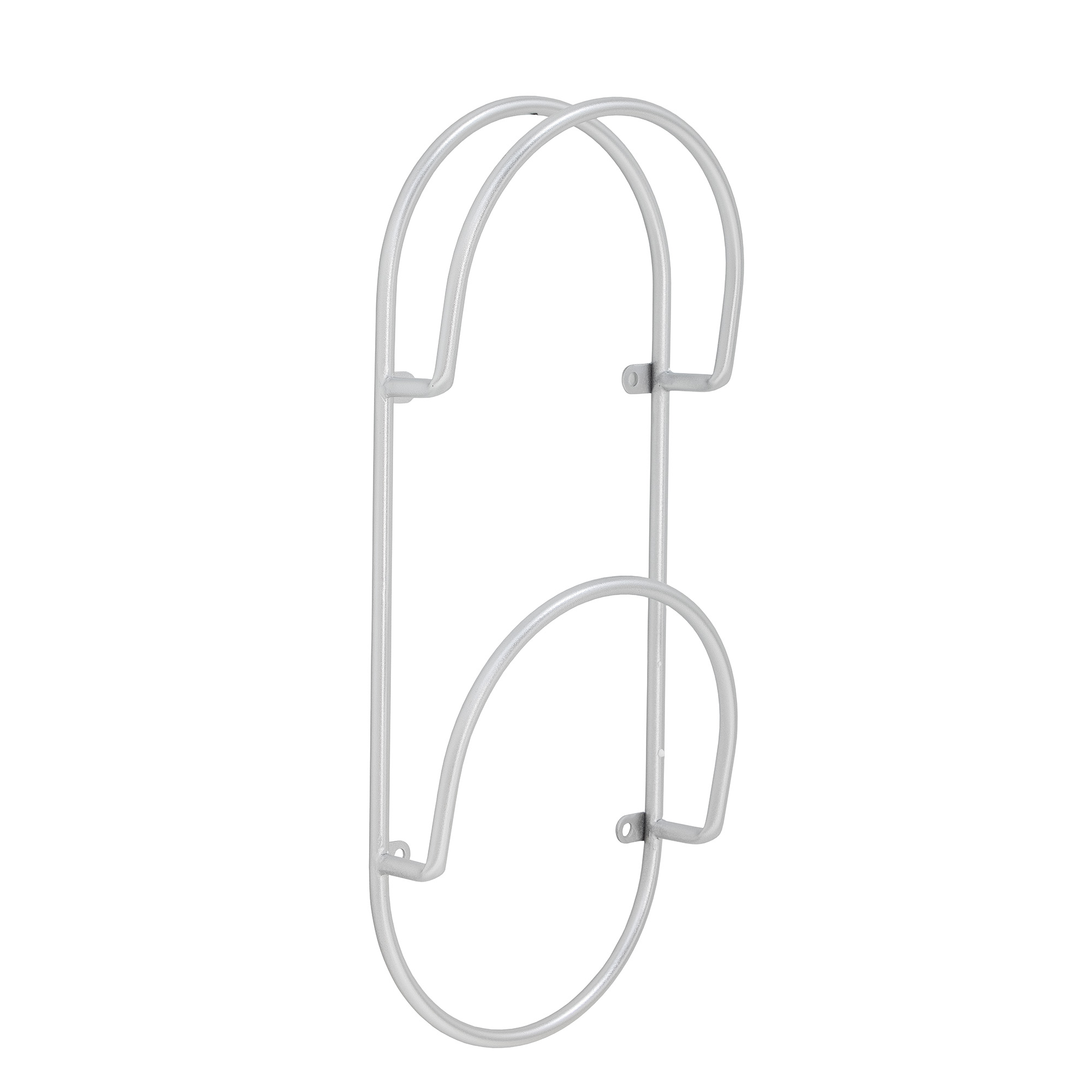 Bloomingville - Carlton Magasinholder, Sølv, Metal, L21xH51xW8 cm billede