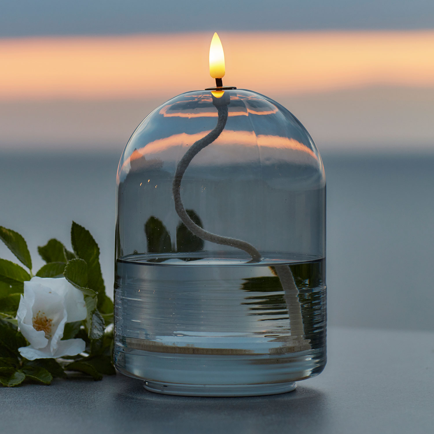 Sirius - Dea Ø11xH15cm, Grå, Batteri