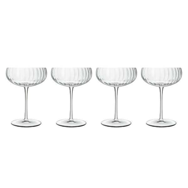 Luigi Bormioli Optica Champagneskål Dia 10,7 x 14,8 cm 30 cl 4 stk. Klar Luigi Bormioli Optica Champagneskål Dia 10,7 x 14,8 cm 30 cl 4 stk. Klar