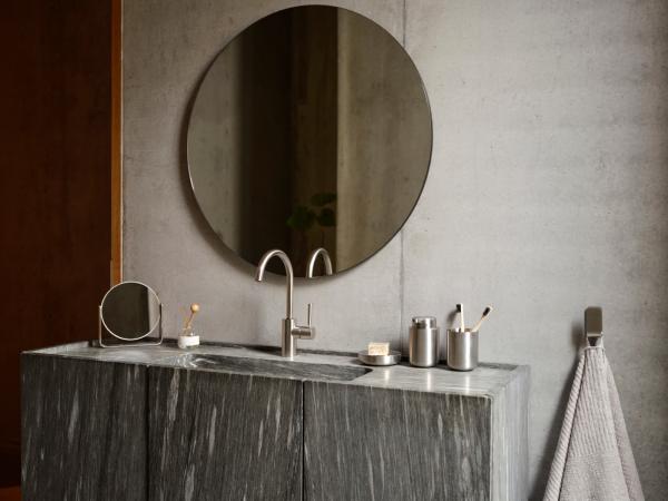 Zone Denmark Ume Bordspejl 19 x 4 x 19,5 cm Børstet stål