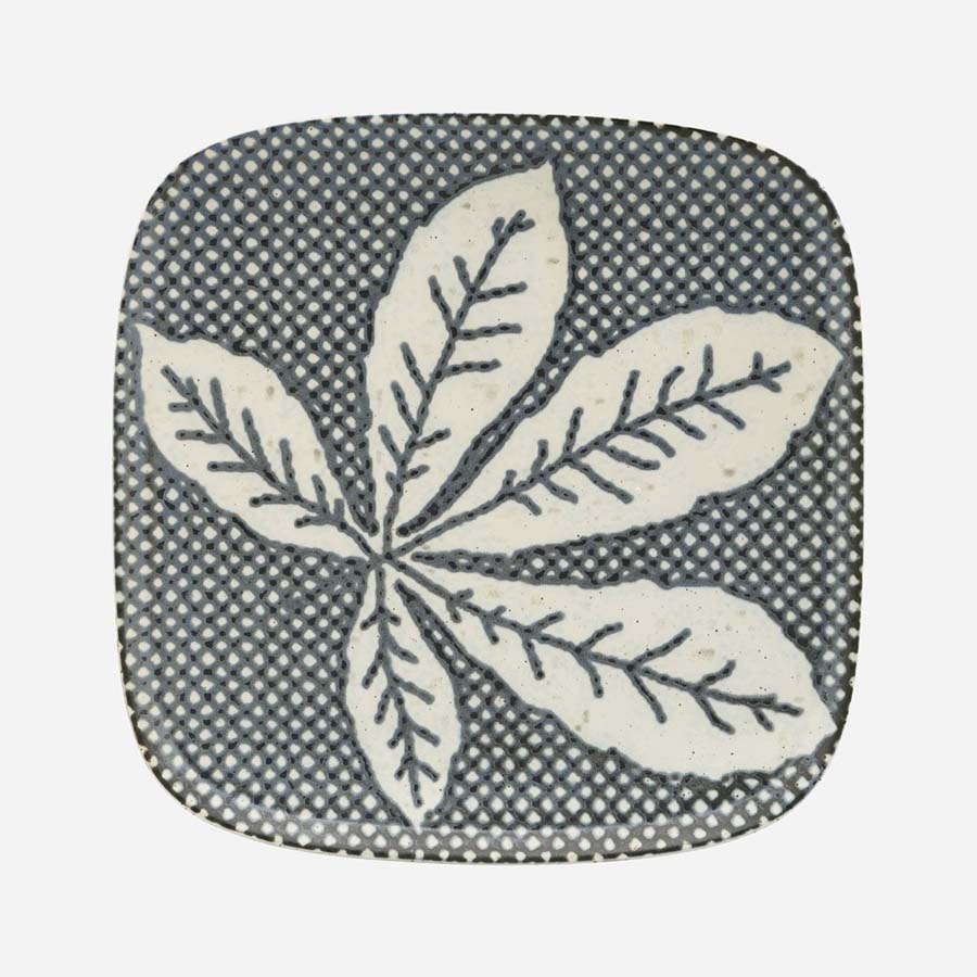 House Doctor - Ash tallerken, Grå/Blå billede