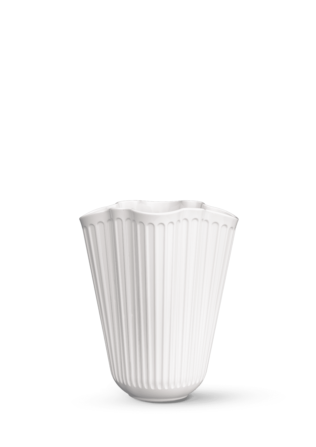 Kähler -  Hammershøi Unfold Vase H16.5 cm hvid