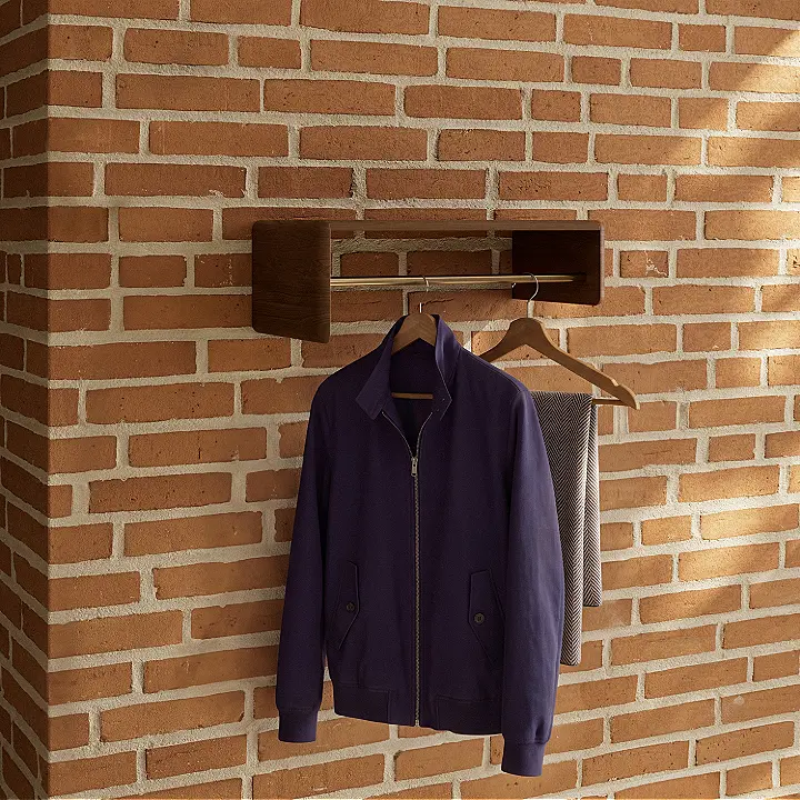 Andersen Furniture - Level Multihylde - Røget, L55xD30xH20 cm - 100% Massiv Eg - Røget Olie
