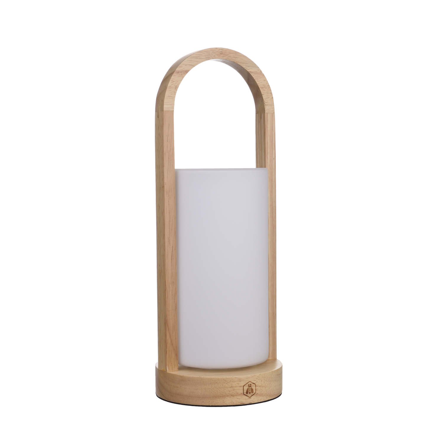 Laguiole - Lanterne Træ & Glas 3 farver LED USB lys billede