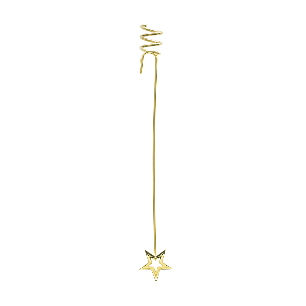 AIRies stjerne lysholder, guld* AIRies stjerne lysholder, guld*