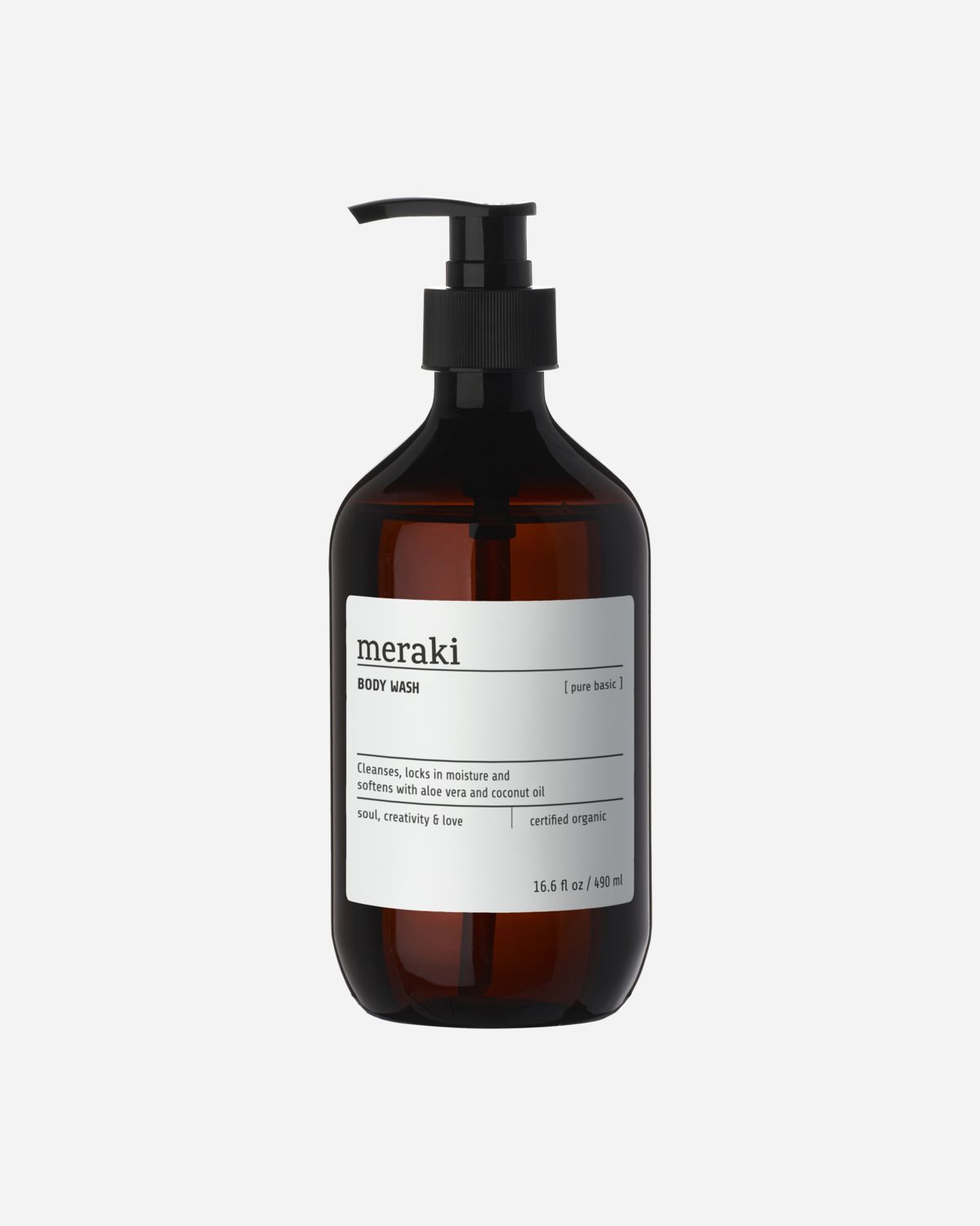 Meraki - Body Wash - Pure Basic - 490 Ml