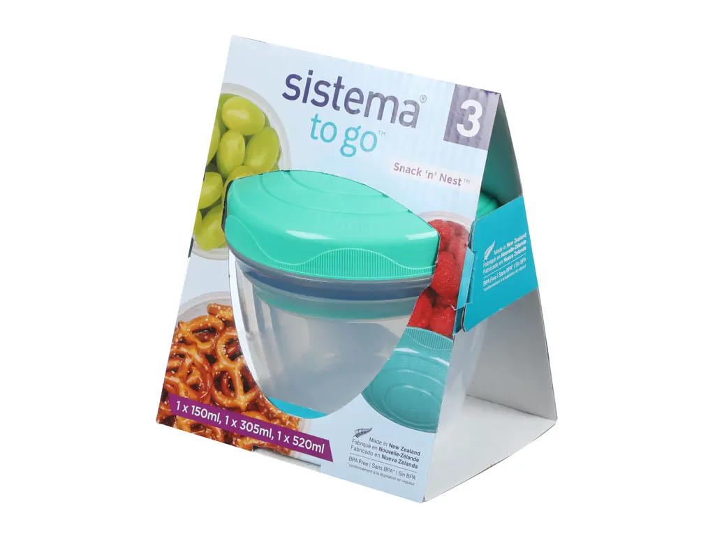 Sistema Snack 'n' Nest 3 Stk. Tray - Opbevaring