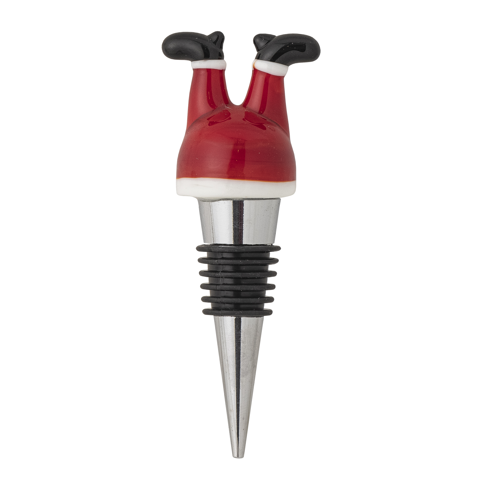 Bloomingville - Lynn Vinprop, Rød, Glas, D5xH13 cm