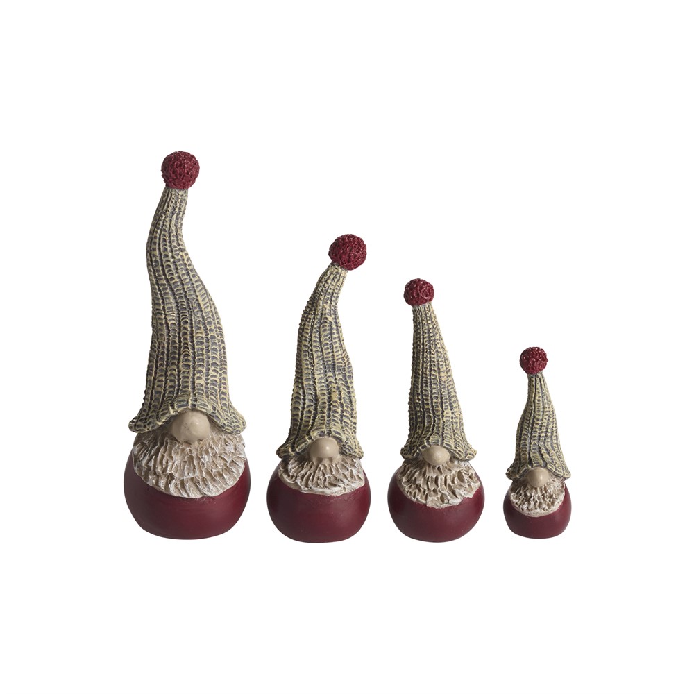 Nääsgränsgården - Santa High Hat red 4 pcs, H.4,5-10cm