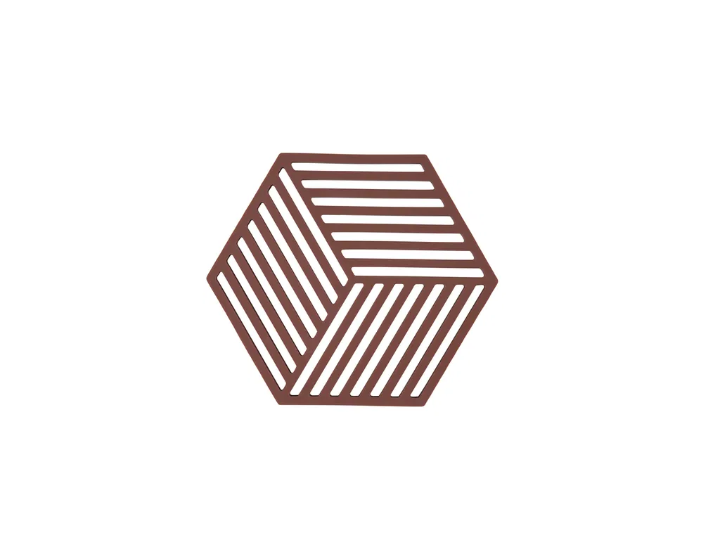 ZONE Denmark - Zone Bordskåner Hexagon Burgundy