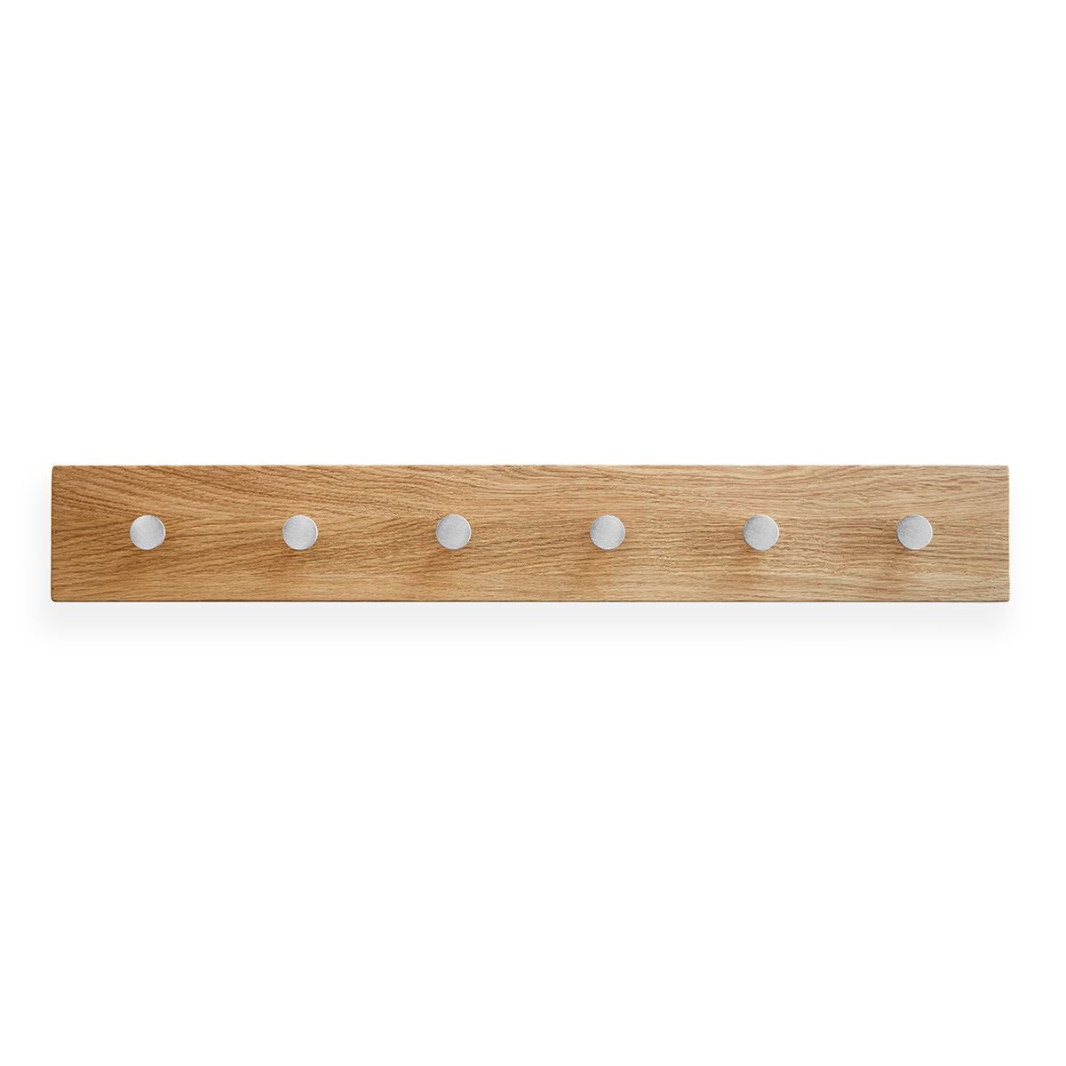 MOUD Home - OAK Knagerække Egetræ Med Stål Knager - 70 cm