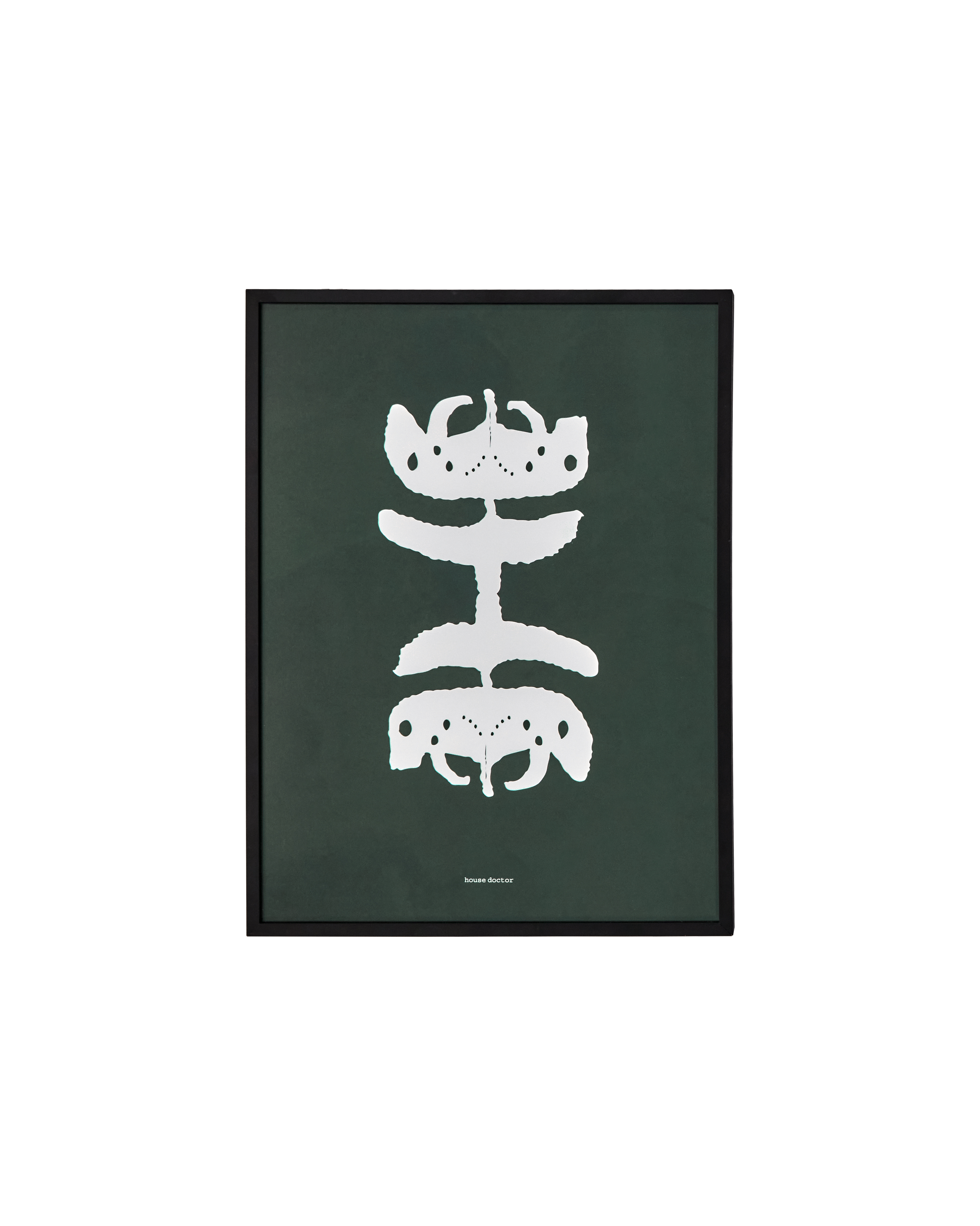 House Doctor - Wall art, Fairy, Mørkegrøn, Hvid