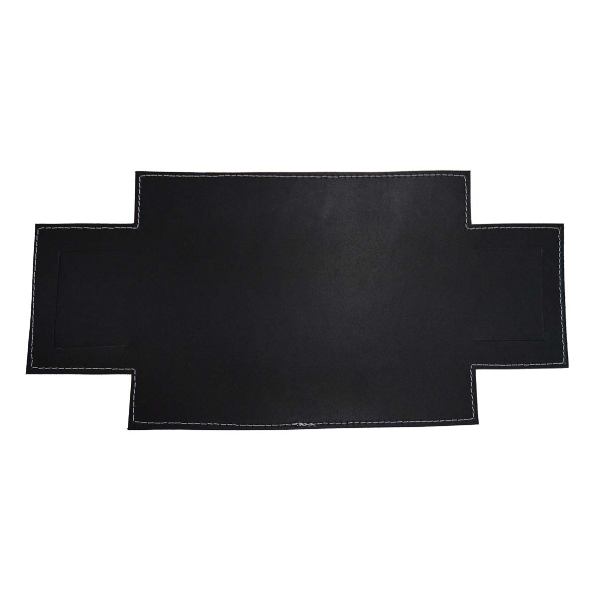 By-Muuh Lille sort læderomslag til fad rektangulært, 28 x 21 cm