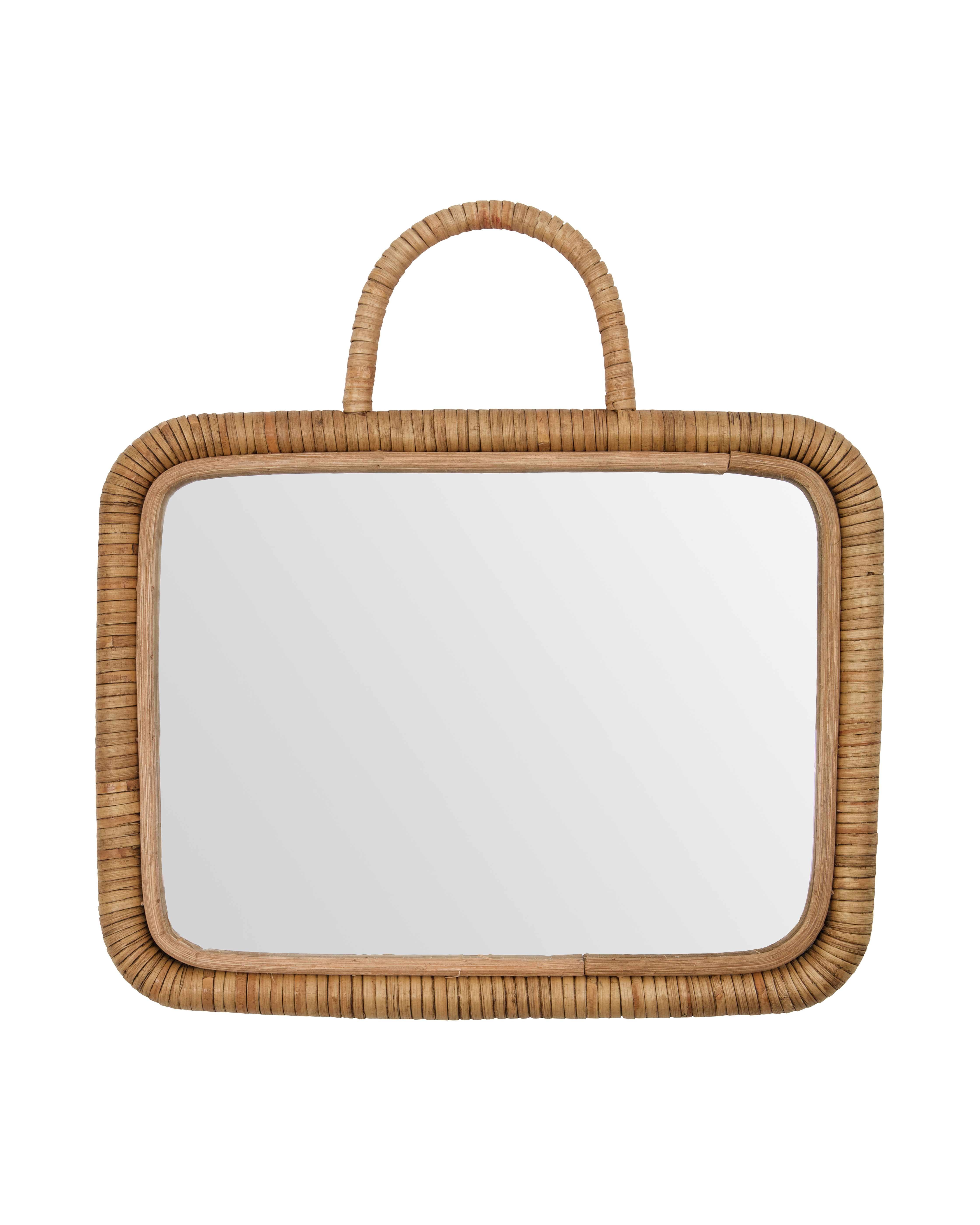 Meraki - Vægspejl, Baki, Natural