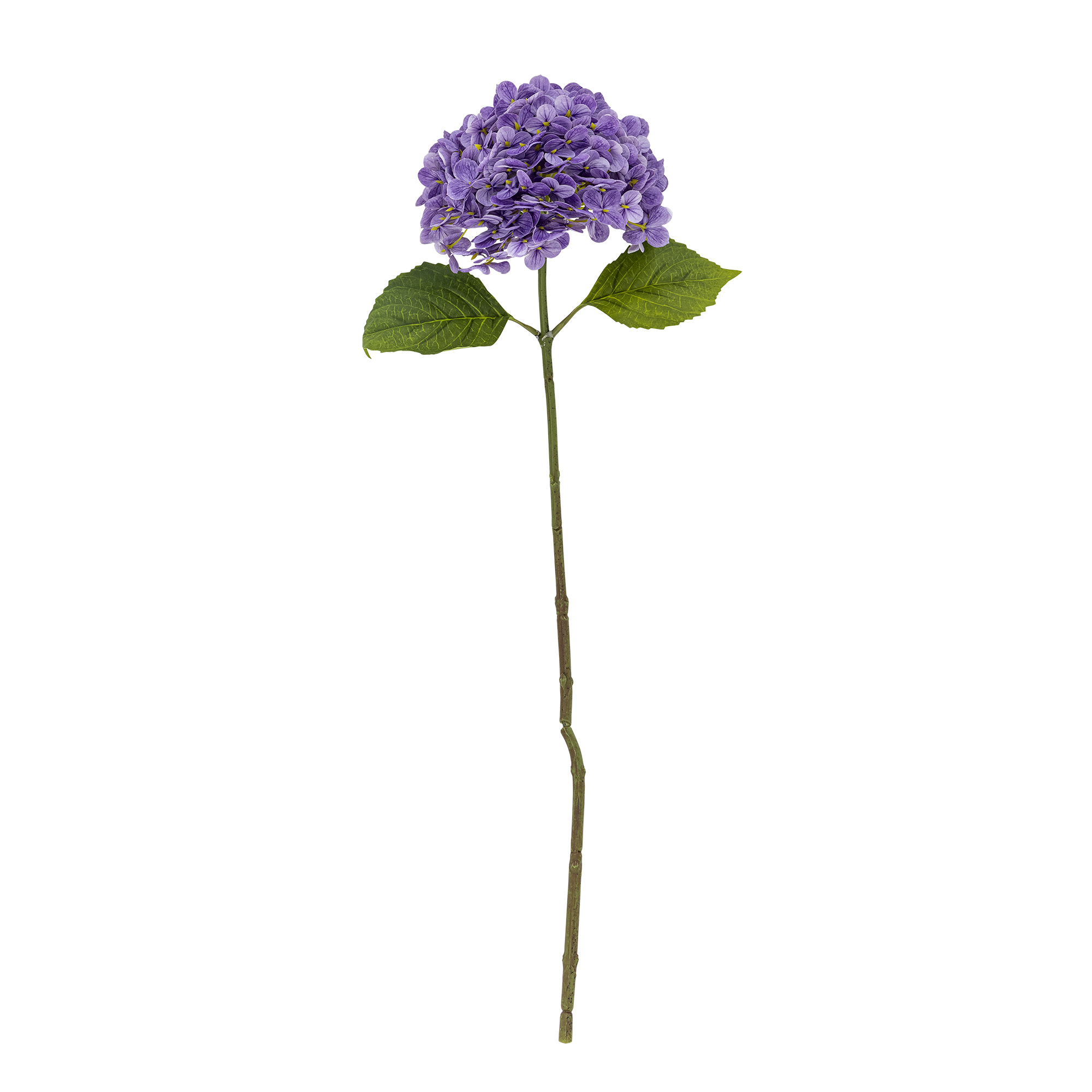 Bloomingville - Hydrangea Stilk, Lilla, Kunstige Blomster, D18xH73 cm