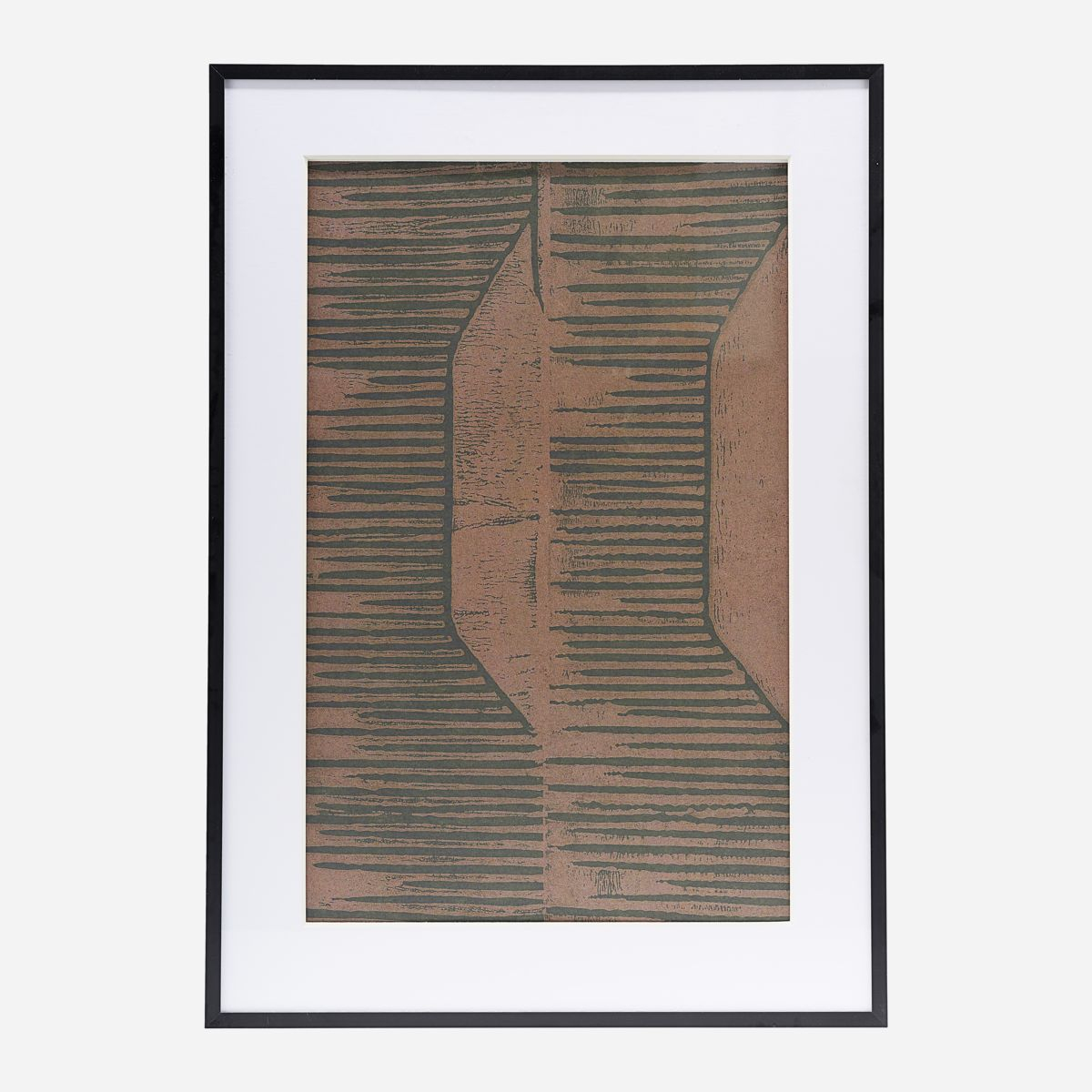 Illustration m. ramme, Fields, Rød/Brun* Illustration m. ramme, Fields, Rød/Brun*