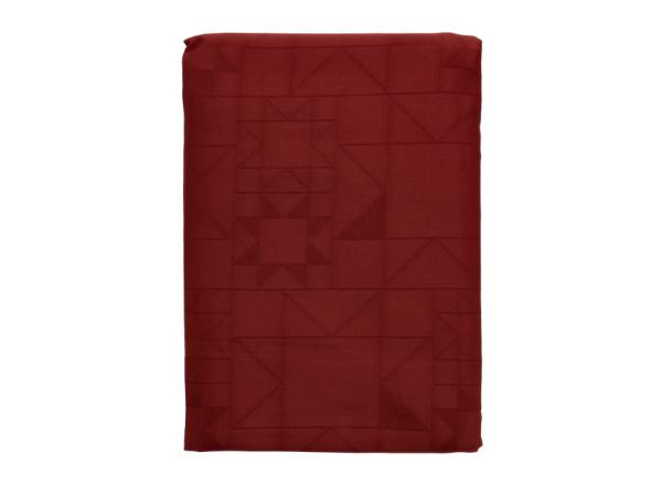 Juledug 140x370 Star Damask Red