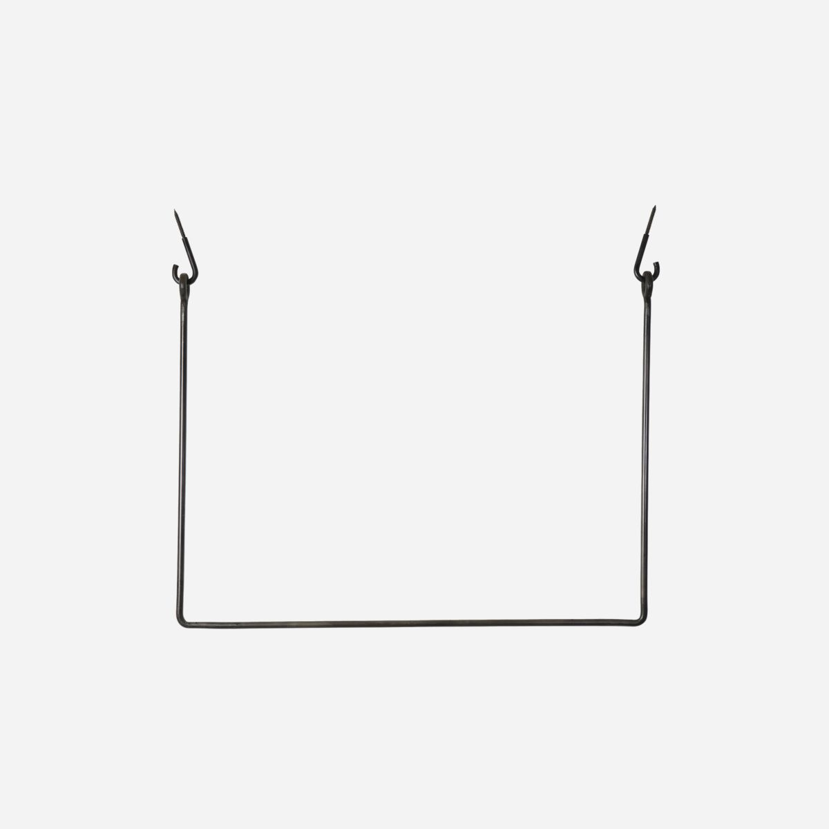Knagerække & bøjler House Doctor Hooks and Holders - Sort jern 75x100 cm, minimalistisk design