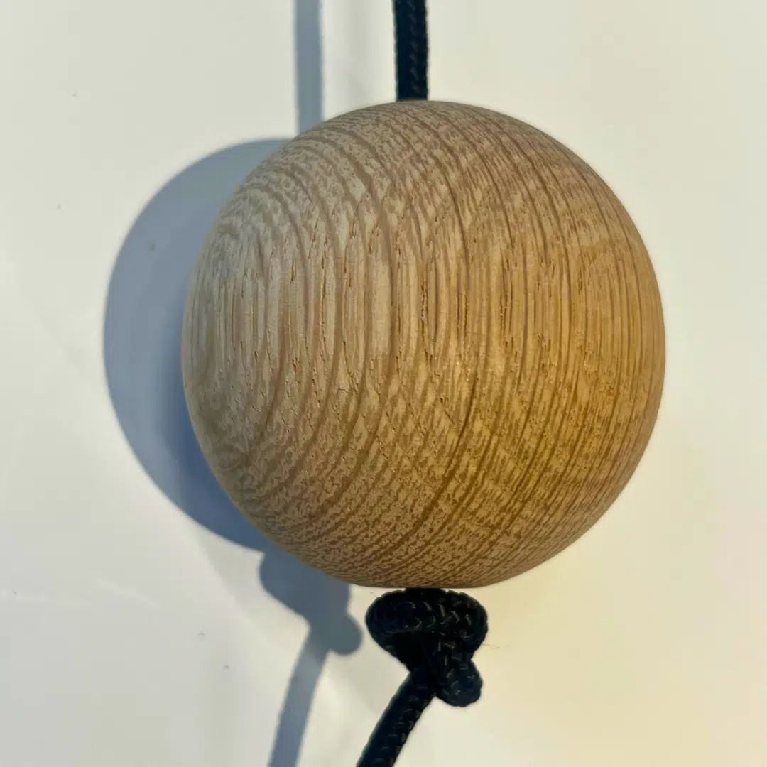 "Star" ball natur – natur egetræ Ø5 cm