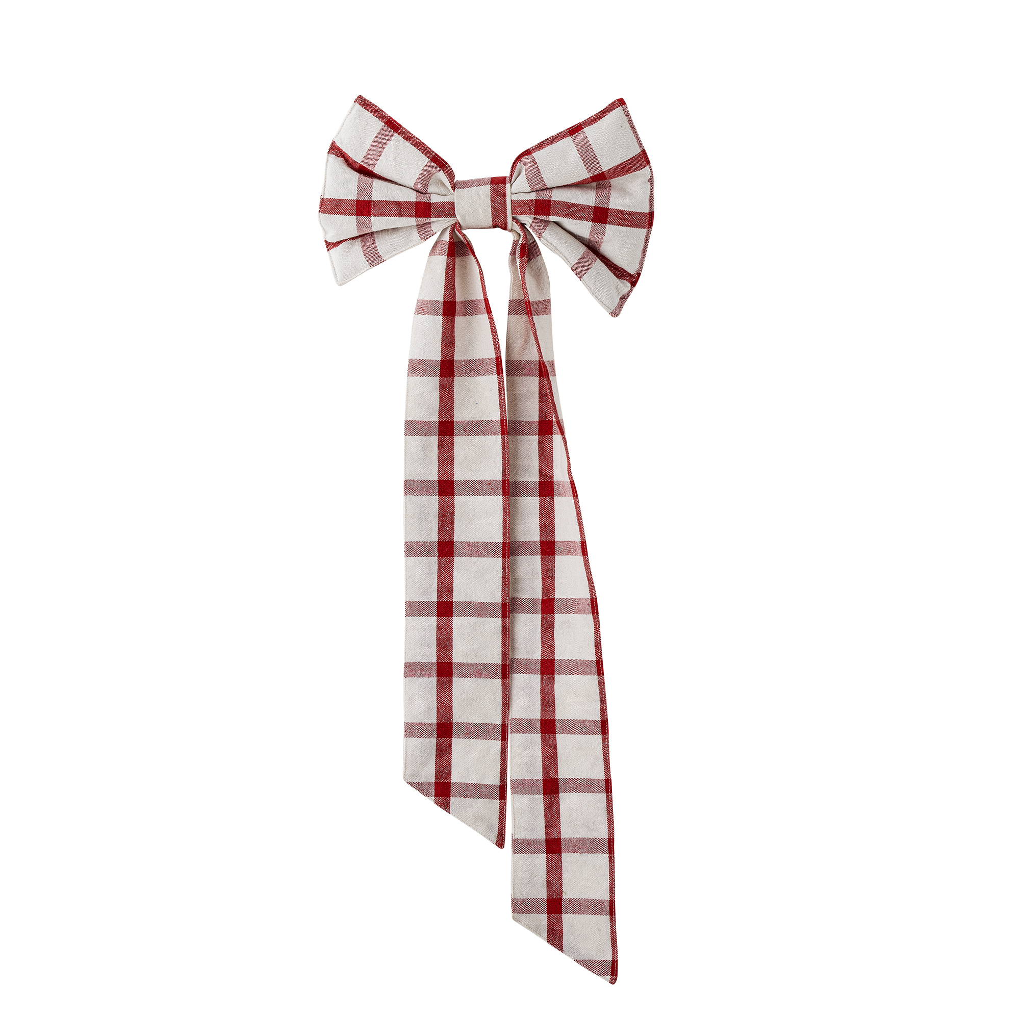 Bloomingville - Ruby Dekorations Sløjfe, Rød, Bomuld, L53xW25 cm