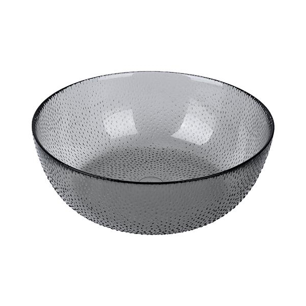 Aida - RAW Glass Beads - storskål smoke 1 stk Ø26,5 cm