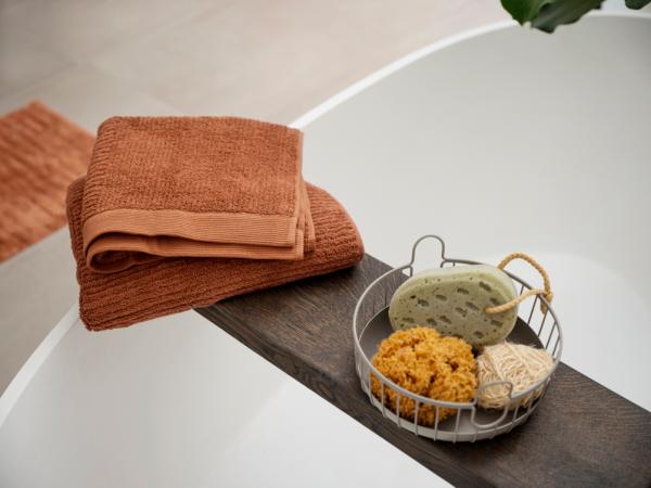 Bademåtte Tiles Mandarine
